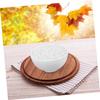 INOOMP Fake Food Model White Rice Food Sample Display Pretend Play Food Toy Decoration