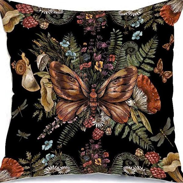 American Retro Linen Peach Leather Velvet Pillow Case Living Room Sofa Office Car Cushion