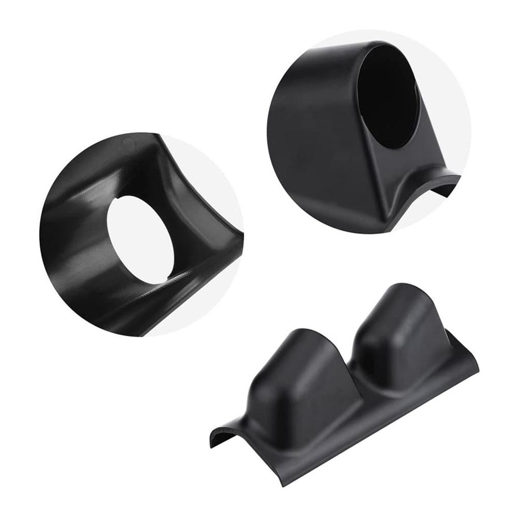 Leading-Edge-Universal 52Mm 2 Inch Meter Gauge Pillar Mount Pod Holder Bracket Cover For Car Auto Boat Motorcycle (Double Holes)