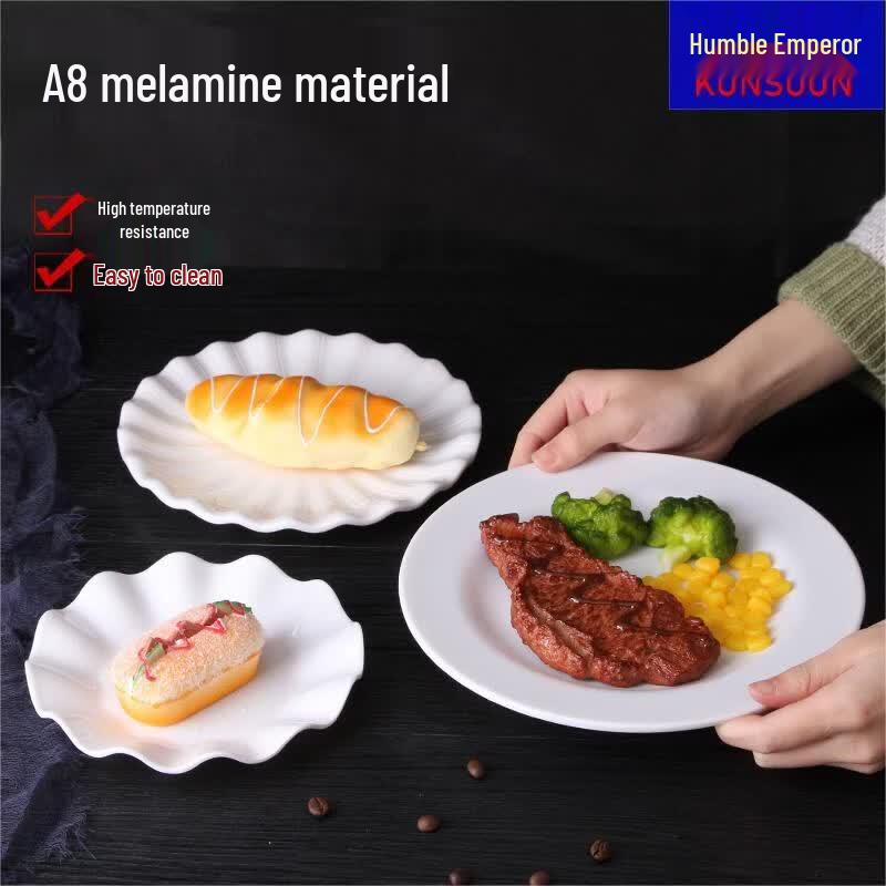 Qianxing A8 Imitation Porcelain Melamine Dinner Plate