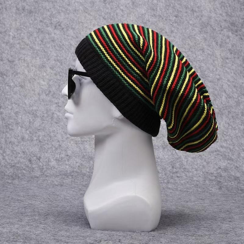 Parent-child knitted Christmas hat winter red hat Christmas decorative hat adult children wool hat