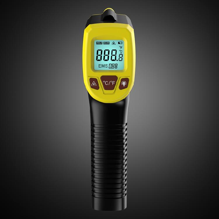 Non-Contact Pyrometer 600℃ /1112℉ IR High Temperature Gun with LCD Display GM320