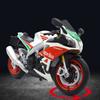1/12 Alloy Diecast Aprilia RSV4 RR1000 Motorcycle Toy Car Model Autobike Shork-Absorber Off Road Autocycle Toys Gift Collection