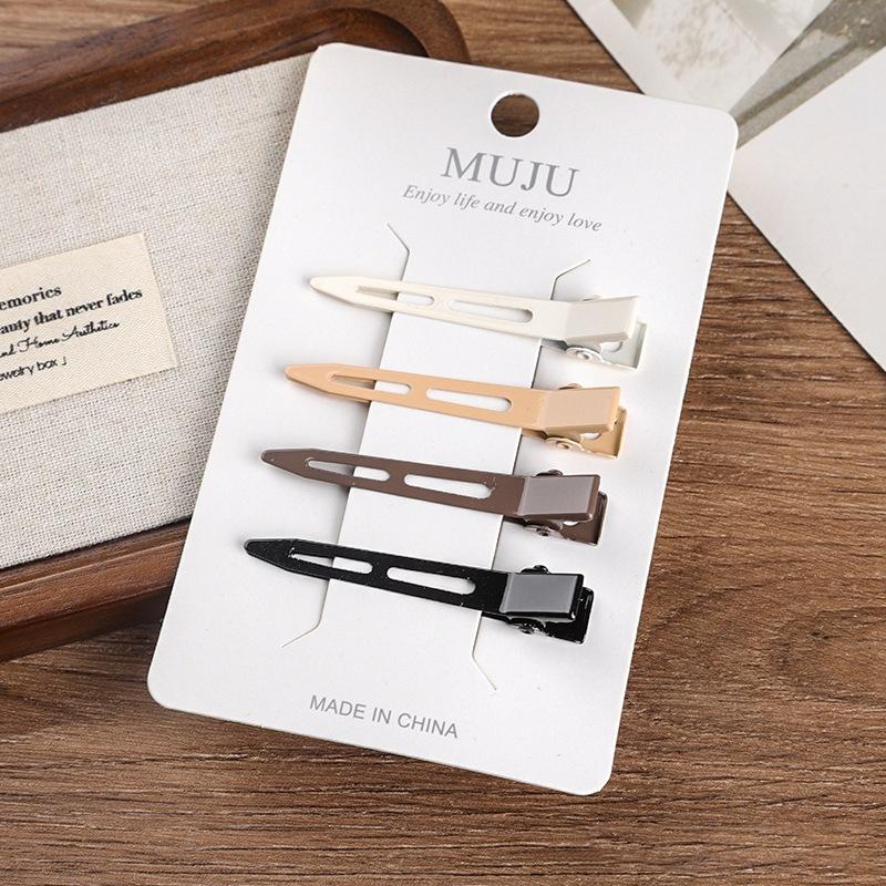 4 new hair clips for root volumizing, makeup setting clips, popular seamless hairpins for side bangs.