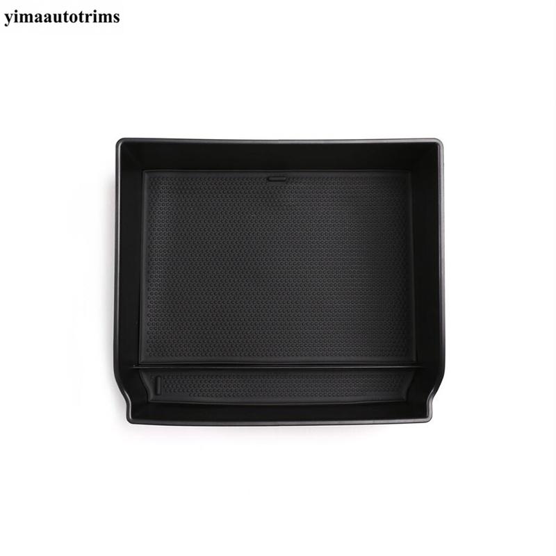 Central Control Armrest Storage Box Organizer Container Phone Holder Tray For Toyota Hilux 2015 - Auto Interior Accessories