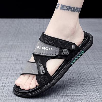 Leisure Beach Holiday Slippers Men Sandals Summer Male Shoes 2024 New Outdoor Sneakers Male Retro Comfortable Casual Sandal Mens