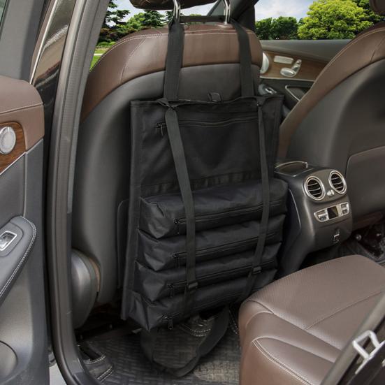 

Дорожная сумка с несколькими карманами, пыленепроницаемая ткань Оксфорд 600D, подвесная внутренняя сумка для инструментов автомобиля для путешествий