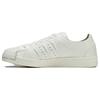 Y 3 SUPERSTAR Leather Abrasion Resistant Low Top Skateboard Shoes Unisex White IG4026