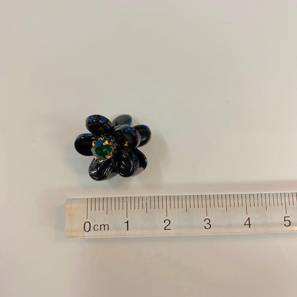 Grab  Clip Easy Pulling Up Cartoon Colorful Flower Shaped Non-slip Hair Claw Clips