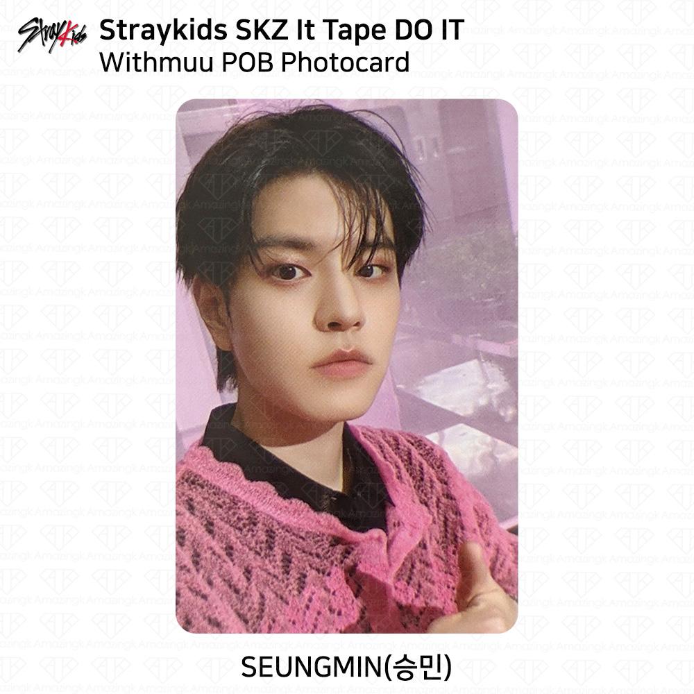 

Stray Kids SKZ It Tape DO IT Withmuu POB Фотокарточка Бан Чан Ли Но Хёнджин KPOP Seungmin