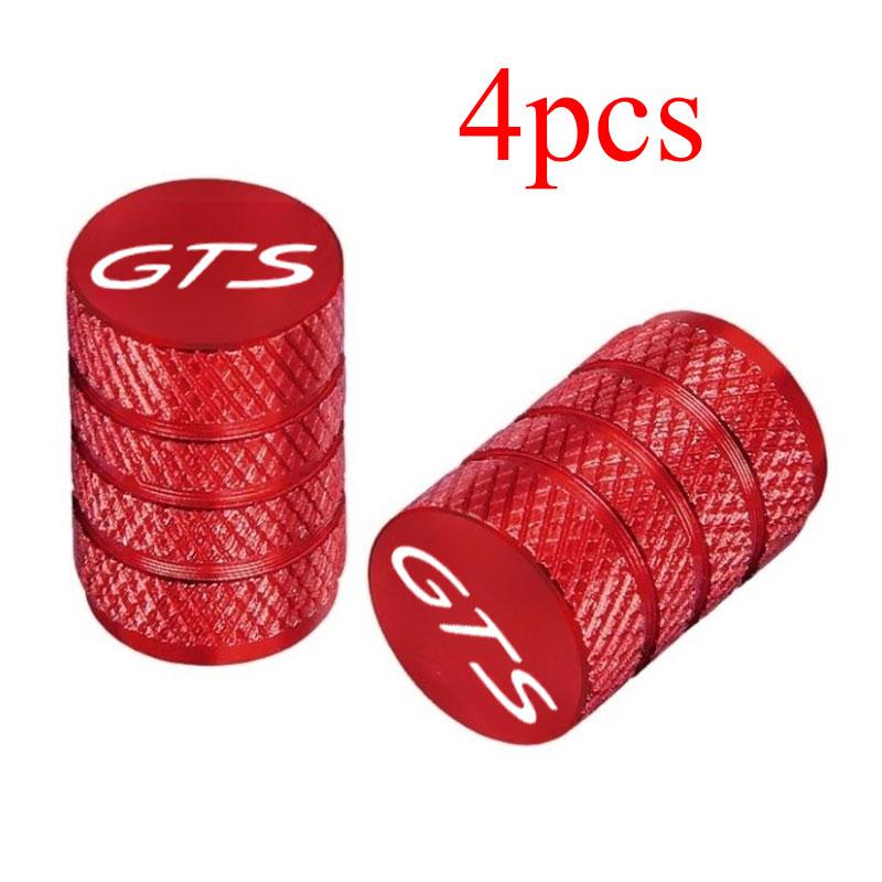For Porsche GTS Cayenne Cayman Panamera Macan 911 718 928 901 4pcs Car Wheel Tire Air Valve Caps Stem Cover Caps Airdust Cover Valve Stems 1