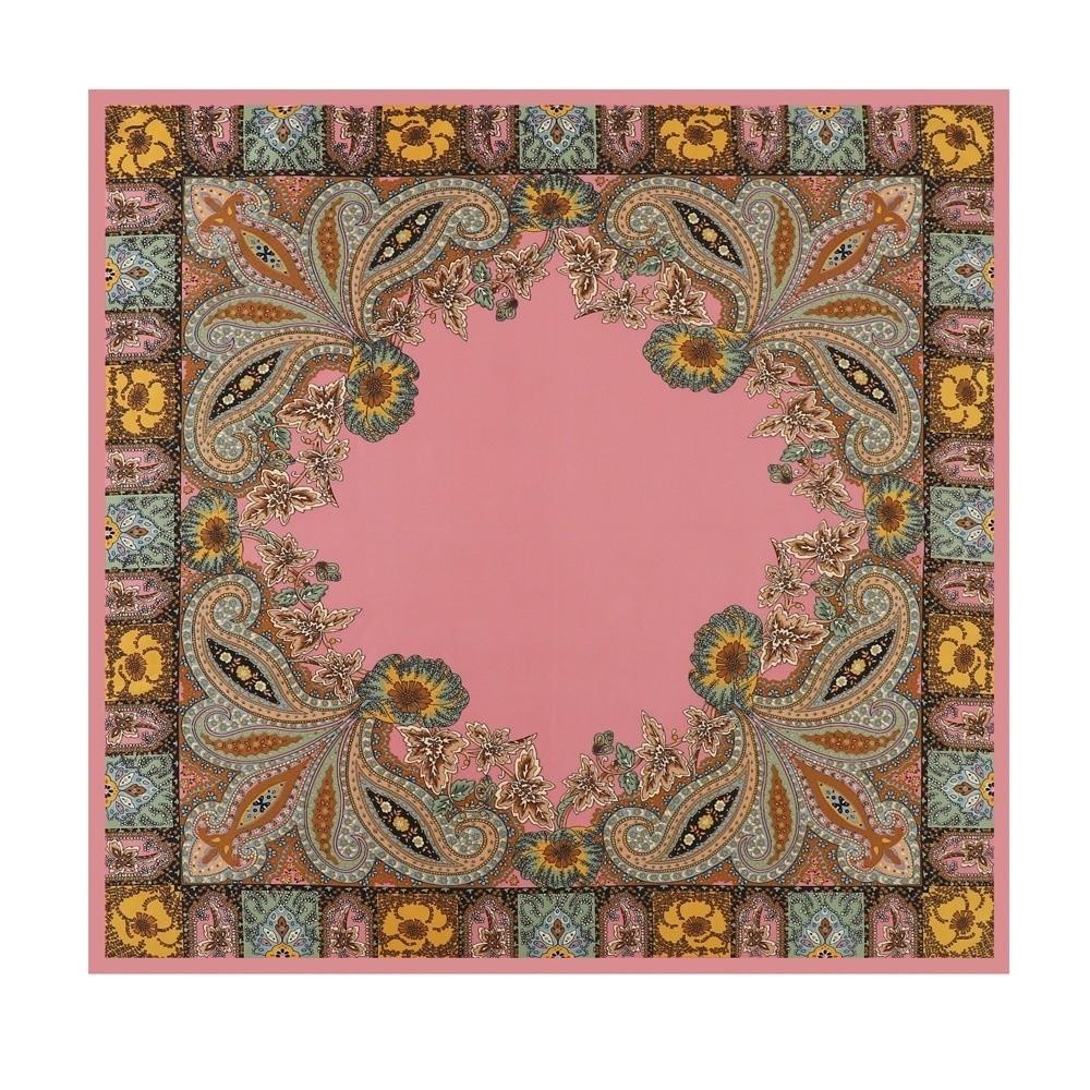 Bohemian Printed Women's Scarf 90x90cm Neckerchief Hijab Fashion Muslim Headscarf Hair Wrap