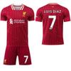 2024-25 Liverpool rotes Heimtrikot #7 Wirtz #11 Salah Fußballtrikots