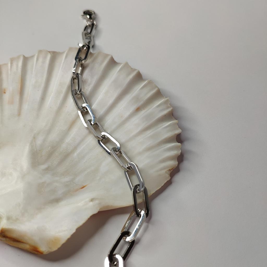 Серебряный браслет без камней (2126065)