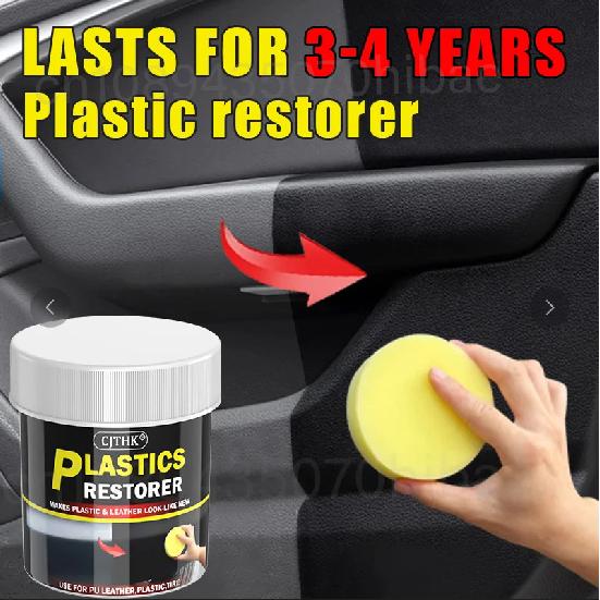 150g Car Plastic Restorer Back To Black Gloss Car Cleaning Products Plastic Leather Restore Auto Polish Repair Coating Renovator