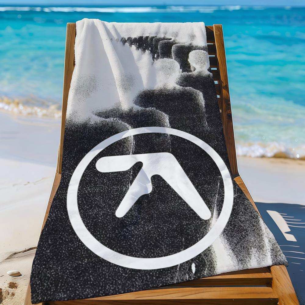 Music A-Aphex Twin Towel Sports Quick Dry Travel Camping Sandproof Soft Light Large Beach Towel