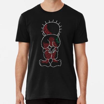Palestinensische Handalah-Karikatur in Tatreez E bis 5XL Hergestellt in AU/USA T-Shirt