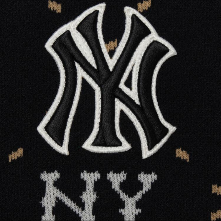 New MLB Knitwear Unisex Black 3AKCM0431-50BKS