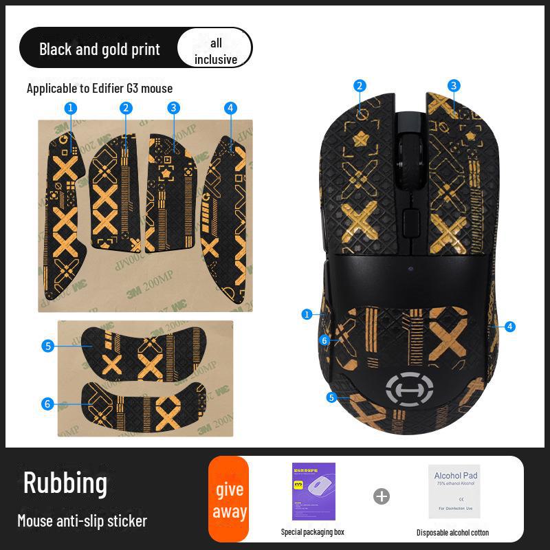 Edifier G3/G3M Anti-Rutsch- und Schweißabsorbierende Mausaufkleber