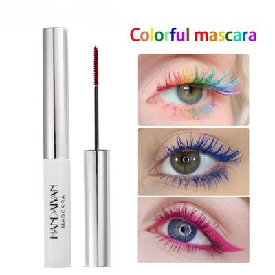 Mascara coloré, plein de charme, longue tenue, imperméable, sans bavures, long, épais et recourbant