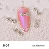 Japanese Style Rhinestone and Pearl Bow Nail Art Accessories