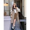 Windbreaker Coat for Women Spring and Autumn New Style British Style Niche Coat