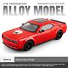 Hellcat Muscle Car Model Simulation Sound and Light Alloy Die-cast Car Model Collection Ornaments Boy Sports Car Toy Gift