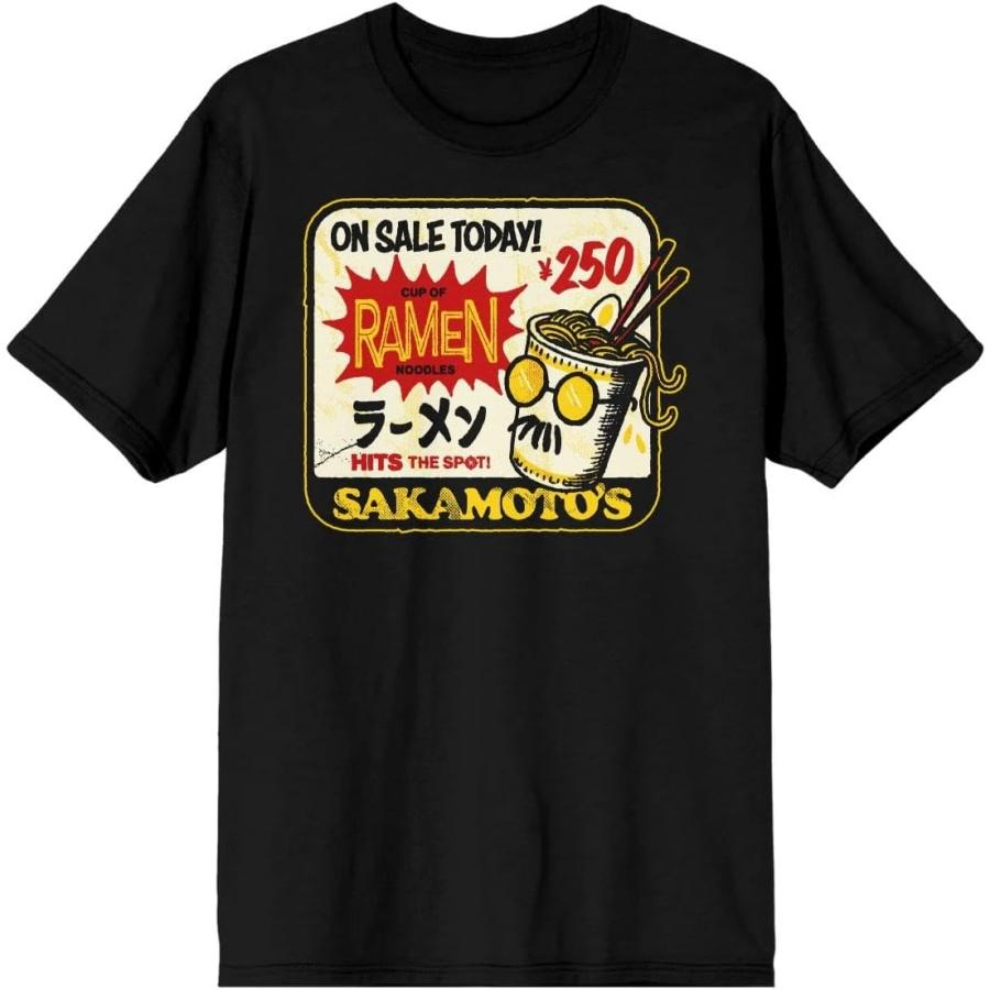 Sakamoto Days Sakamoto s Ramen On Sale Black T-Shirt XXXXXL разноцветный