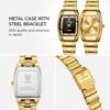 LIEBIG luxury Gold Stainless Steel Watches Women Clock Ladies Female Wristwatch female Relogio Feminino