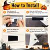 7x16Ft Halloween Garage Door Cover, Halloween Outdoor Decorations Backdrop