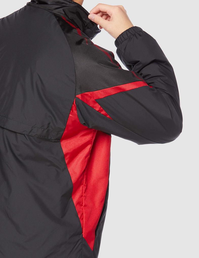 Mizuno Breath Thermo Training Size S Size Small To Japanese Size MC-L Jacket, Black/Red, (32ME0630), (equivalent S)
