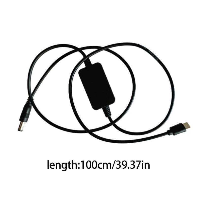 USB C 5V auf 24V Step-Up Stromkabel USB C auf 5,5x2,1mm 24V Adapter Konverter Stromkabel für elektronische Kamera
