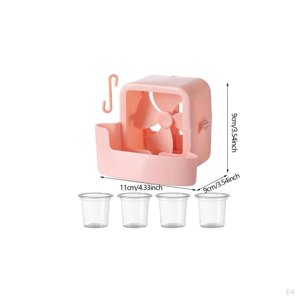 Cooling Add Ice Cubes Mini Fan Shaking Fast for Camping Bedroom Table