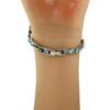 SWAROVSKI Tennis bracelet Rhinestone bracelet Swarovski blue Women Used