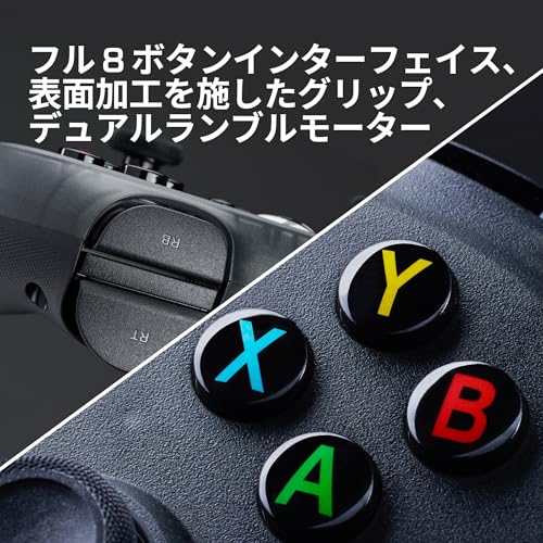 HyperX Clutch Tanto Mini Wired Gamepad Controller, Officially Certified for Xbox, PC, and Android, Black