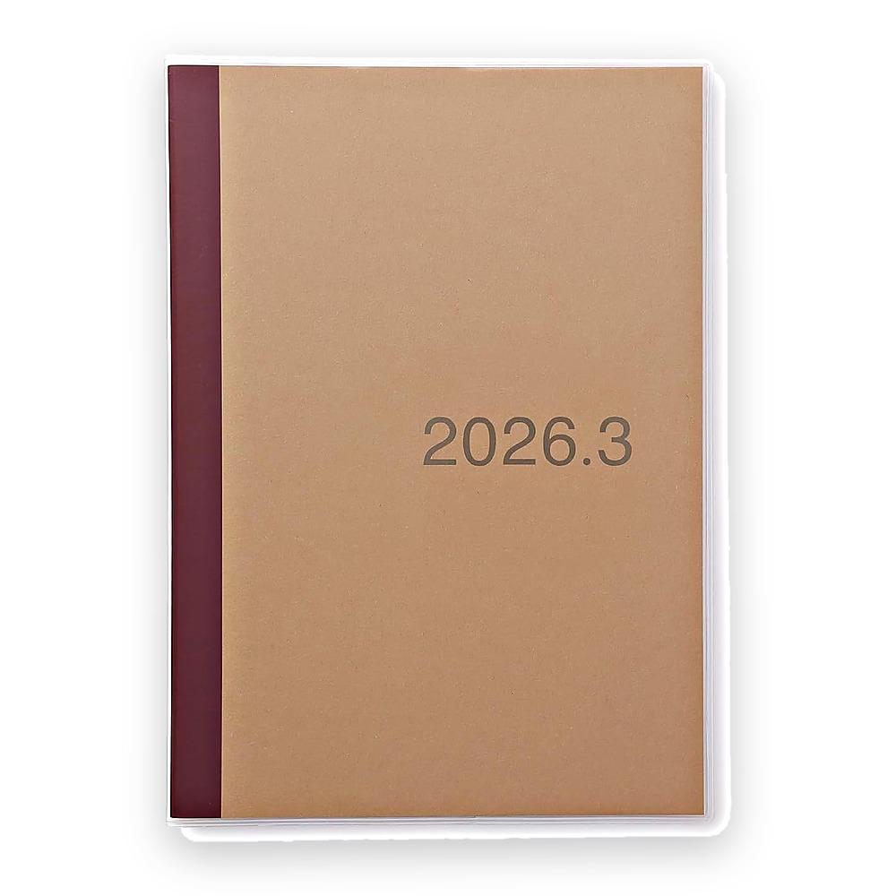 Planner MUJI Monthly Schedule Book 2026 Sunday Start March 2026 Start A5 A6 B5 B6