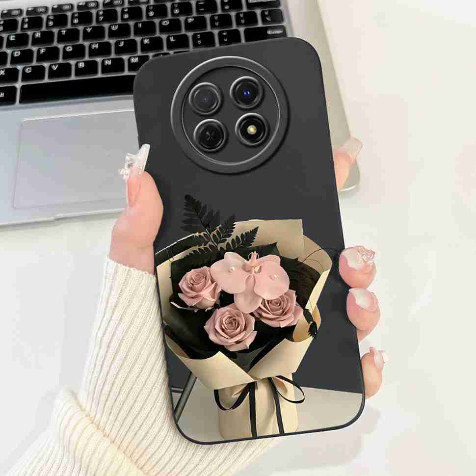 Für Huawei nova Y91 Hülle STG-LX1 Niedliches Cartoon-Kaninchen Weiche Silikonhülle Für Huawei Enjoy 60X STG-AL00 6,95" Schmetterlingsschale