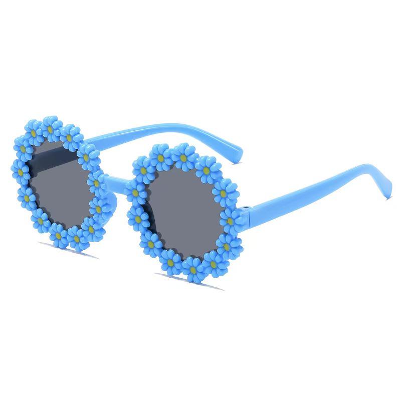 Little Daisy Trendy Kids' Flower Sunglasses - Cute, Anti-UV, Unisex for Boys & Girls