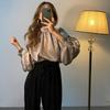 RHGD Early Autumn French Retro Loose Silk Shirt - Versatile Fashionable Design