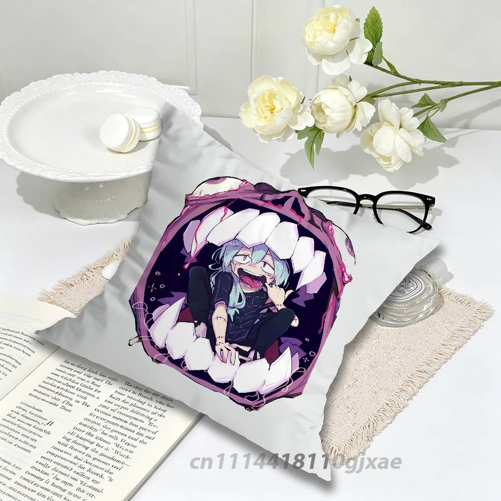 Jujutsu Kaisen Mahito Pillow Case For Home Bedroom Car Office Decoration Living Room Sofa Cushion Cover Suitable