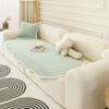 Nordic Irregular Shaped Sofa Mat Four Seasons Universal Sofa Towel Solid Color Thick Couch Cover for Living Room Sofa Decor