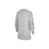 Nike T-Shirt Loose Fit Round Neck Letter Print Long Sleeve Kids Tops Gray FD3978-012