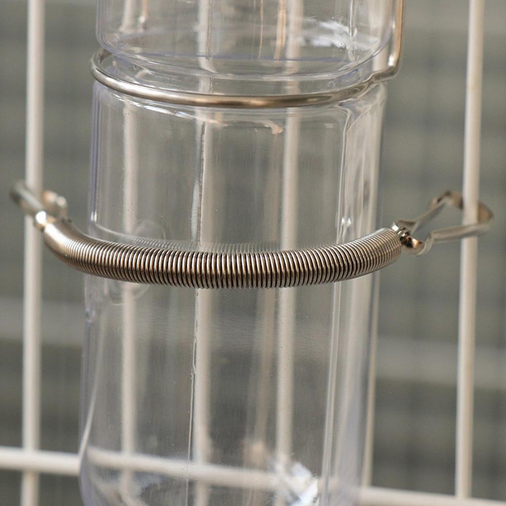 5 lotti Gabbie per Conigli Bottiglie Clip a Molla Staffe per Bottiglie d'Acqua Molla di Ricambio per Gabbie per Piccoli Animali