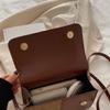 Portable Mini Travel Bag Color Blocking Ladies Crossbody Bag Messenger Bag Small Square Bag  Girls