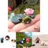 Verspielte Kuh Schwein Hund Resin Miniaturen Für Magische Garten- Und Terrariumdesigns