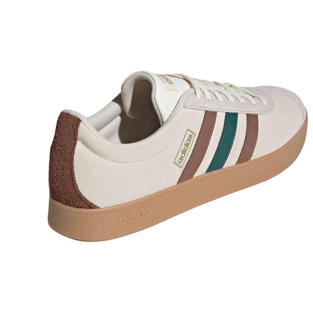 Adidas Vl Court 2.0 Comfortable Fashion Low-Top Skate Shoes Unisex Sneakers Light-Brown JR8319