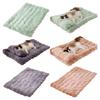 Tapis Chauffant pour Chien avec Coton PP Haute Densité Peluche Lit Chaud pour Chat Surface Résistante aux Griffures