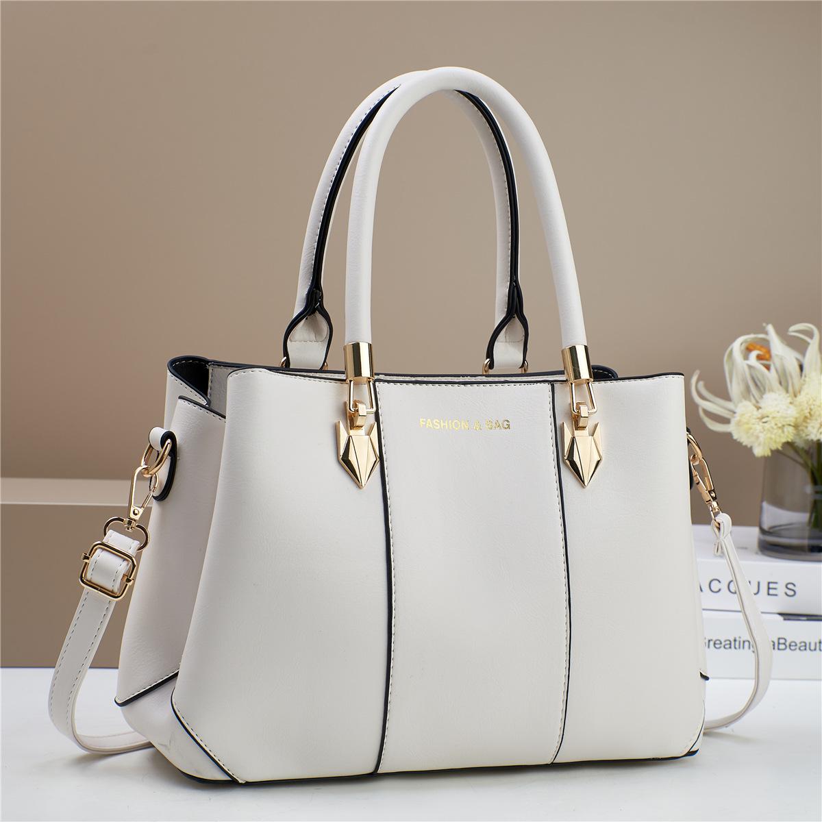 

Женские сумки — модные и универсальные, повседневные, простые и трендовые, высококачественные, вместительные сумки-мессенджеры через плечо. Length 30 Width 12.5 Height 22cm белый