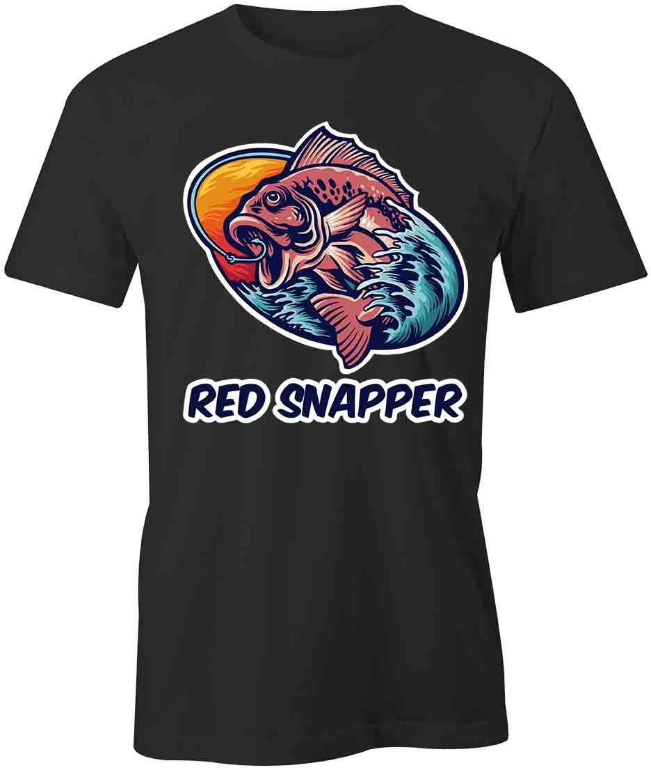 RED SNAPPER TShirt Tee Short-Sleeved Cotton CLOTHING FISHING S1BCA84 XL