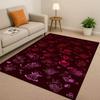 3D Cartoon H-Hazbin Hotel Angel Dust Alastor Living Room Non-Slip Area Rug Soft Carpet for Bedroom Sofa ,Easy Clean Home Doormat